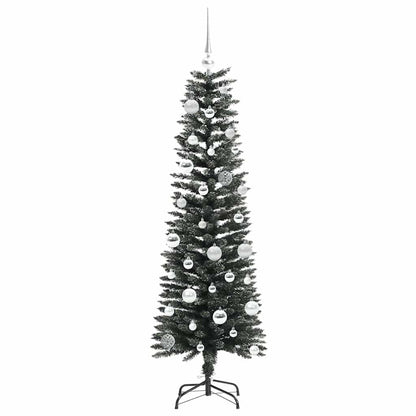 vidaXL Artificial Christmas Tree with 150 LEDs with Stand Green 150 cm 4