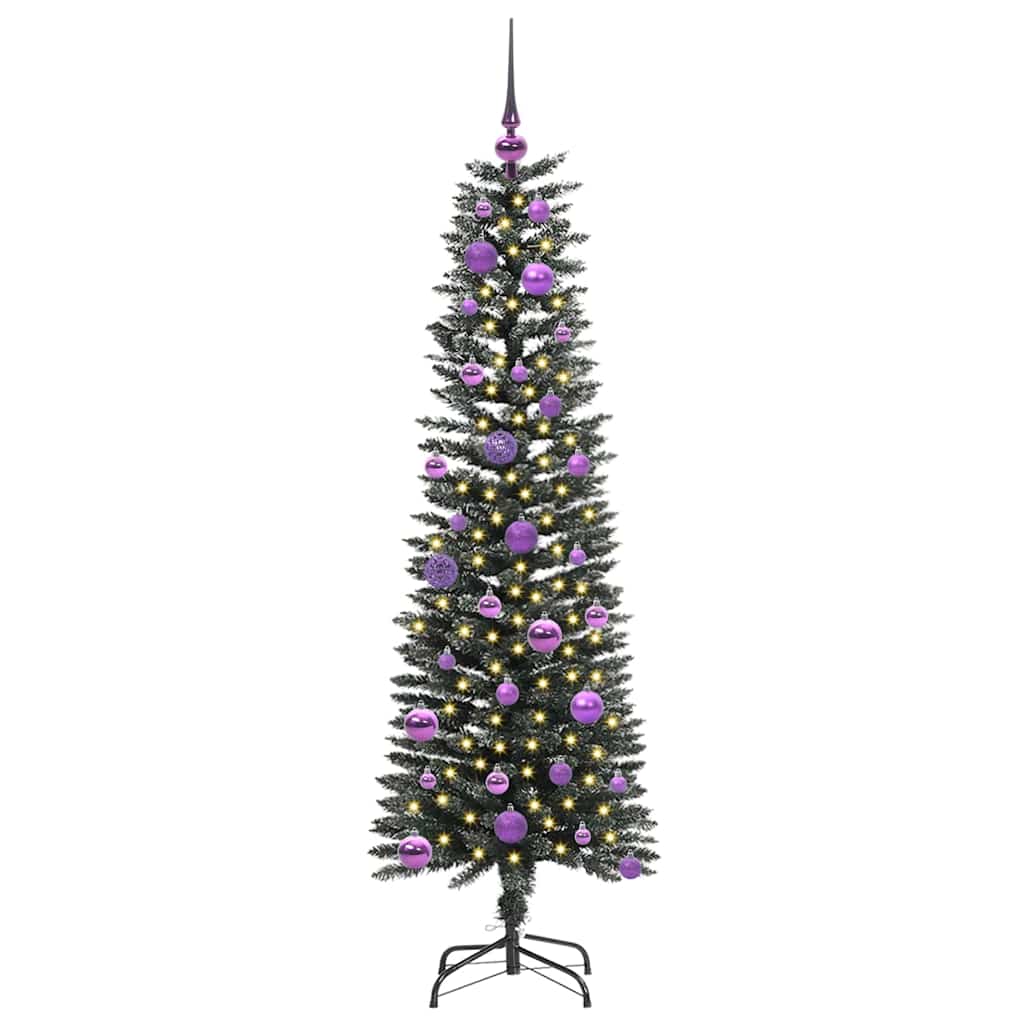 vidaXL Artificial Christmas Tree with 150 LEDs with Stand Green 150 cm 3