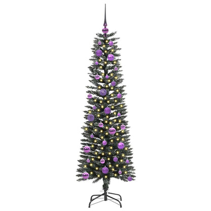 vidaXL Artificial Christmas Tree with 150 LEDs with Stand Green 150 cm 3