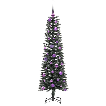 vidaXL Artificial Christmas Tree with 150 LEDs with Stand Green 150 cm 4