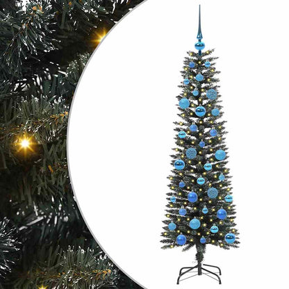 vidaXL Artificial Christmas Tree with 150 LEDs with Stand Green 150 cm 2