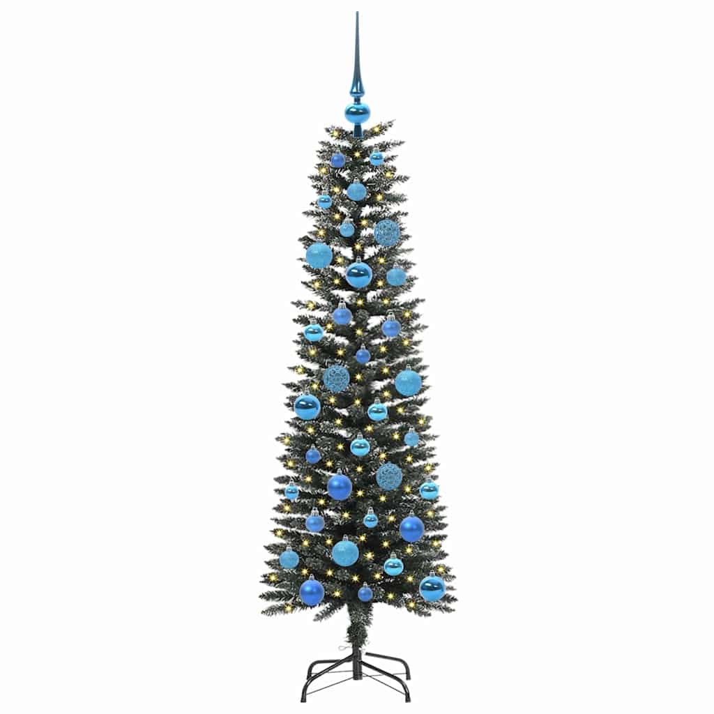 vidaXL Artificial Christmas Tree with 150 LEDs with Stand Green 150 cm 3