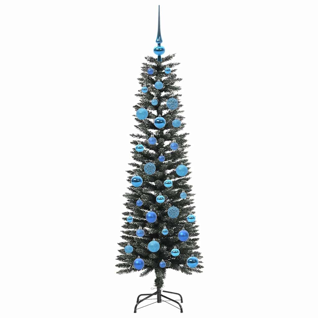 vidaXL Artificial Christmas Tree with 150 LEDs with Stand Green 150 cm 4