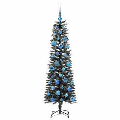 vidaXL Artificial Christmas Tree with 150 LEDs with Stand Green 150 cm 4