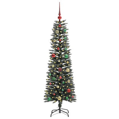vidaXL Artificial Christmas Tree with 150 LEDs with Stand Green 150 cm 3