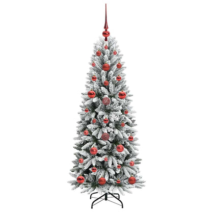 vidaXL Artificial Christmas Tree White 120 cm 4