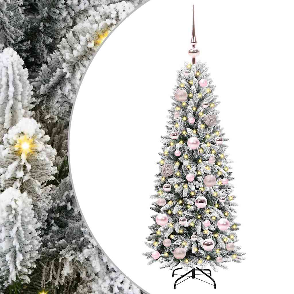 vidaXL Artificial Christmas Tree White 120 cm 2