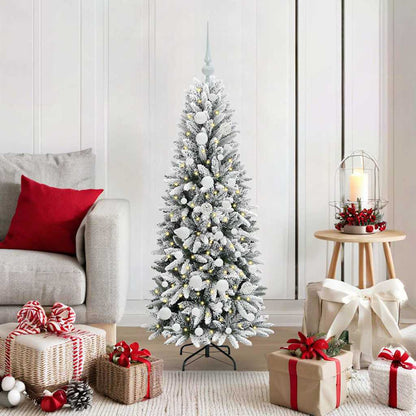 vidaXL Artificial Christmas Tree White 120 cm 1