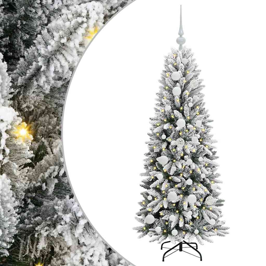 vidaXL Artificial Christmas Tree White 120 cm 2
