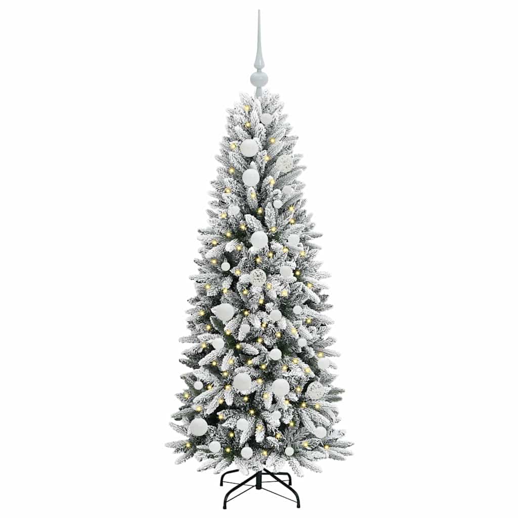 vidaXL Artificial Christmas Tree White 120 cm 3