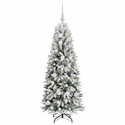 vidaXL Artificial Christmas Tree White 120 cm 3