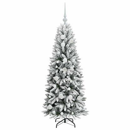 vidaXL Artificial Christmas Tree White 120 cm 4
