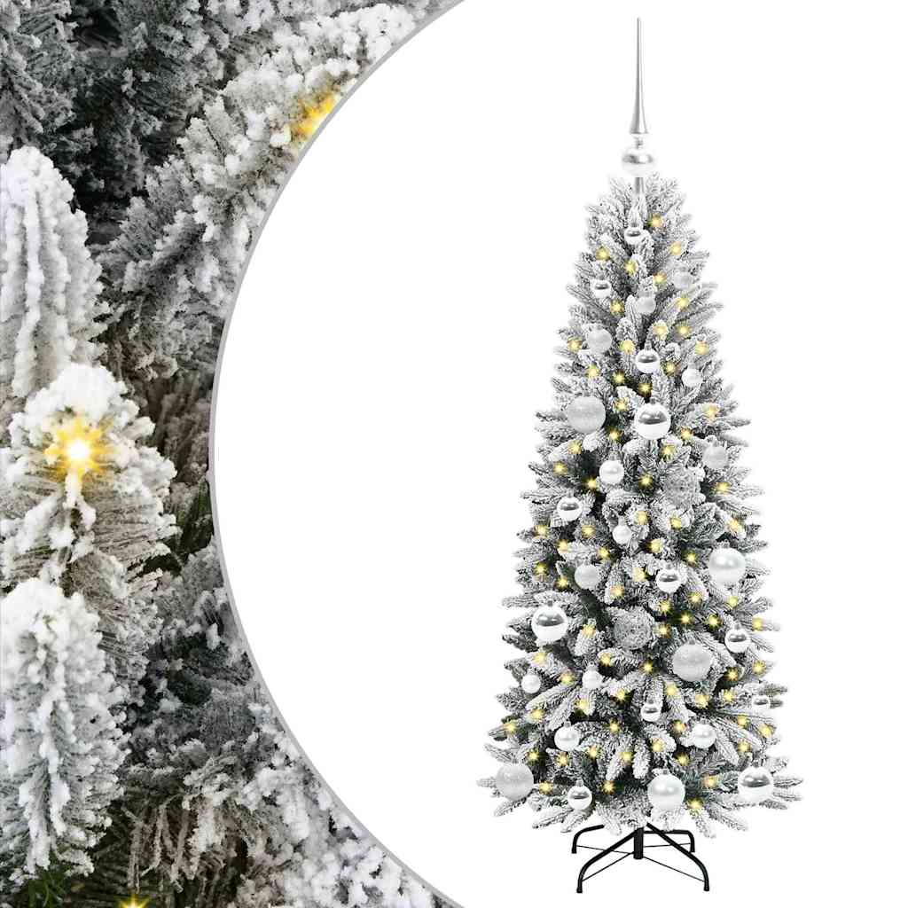 vidaXL Artificial Christmas Tree White 120 cm 2