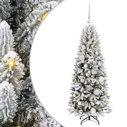 vidaXL Artificial Christmas Tree White 120 cm 2