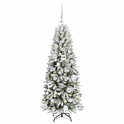 vidaXL Artificial Christmas Tree White 120 cm 3
