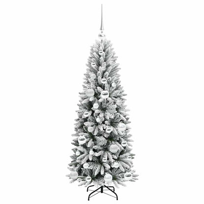 vidaXL Artificial Christmas Tree White 120 cm 4