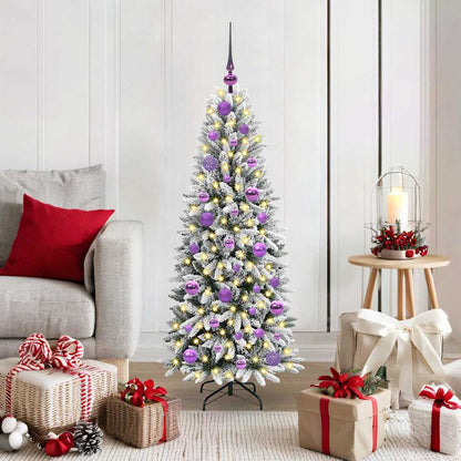 vidaXL Artificial Christmas Tree White 120 cm 1