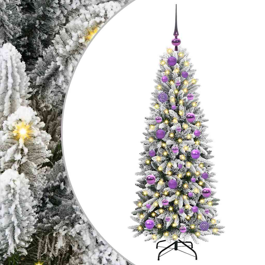 vidaXL Artificial Christmas Tree White 120 cm 2