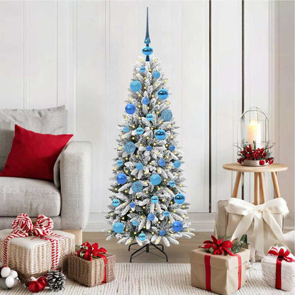 vidaXL Artificial Christmas Tree White 120 cm 1