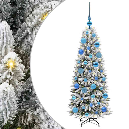 vidaXL Artificial Christmas Tree White 120 cm 2