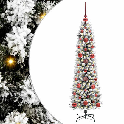 vidaXL Artificial Christmas Tree White 120 cm 2