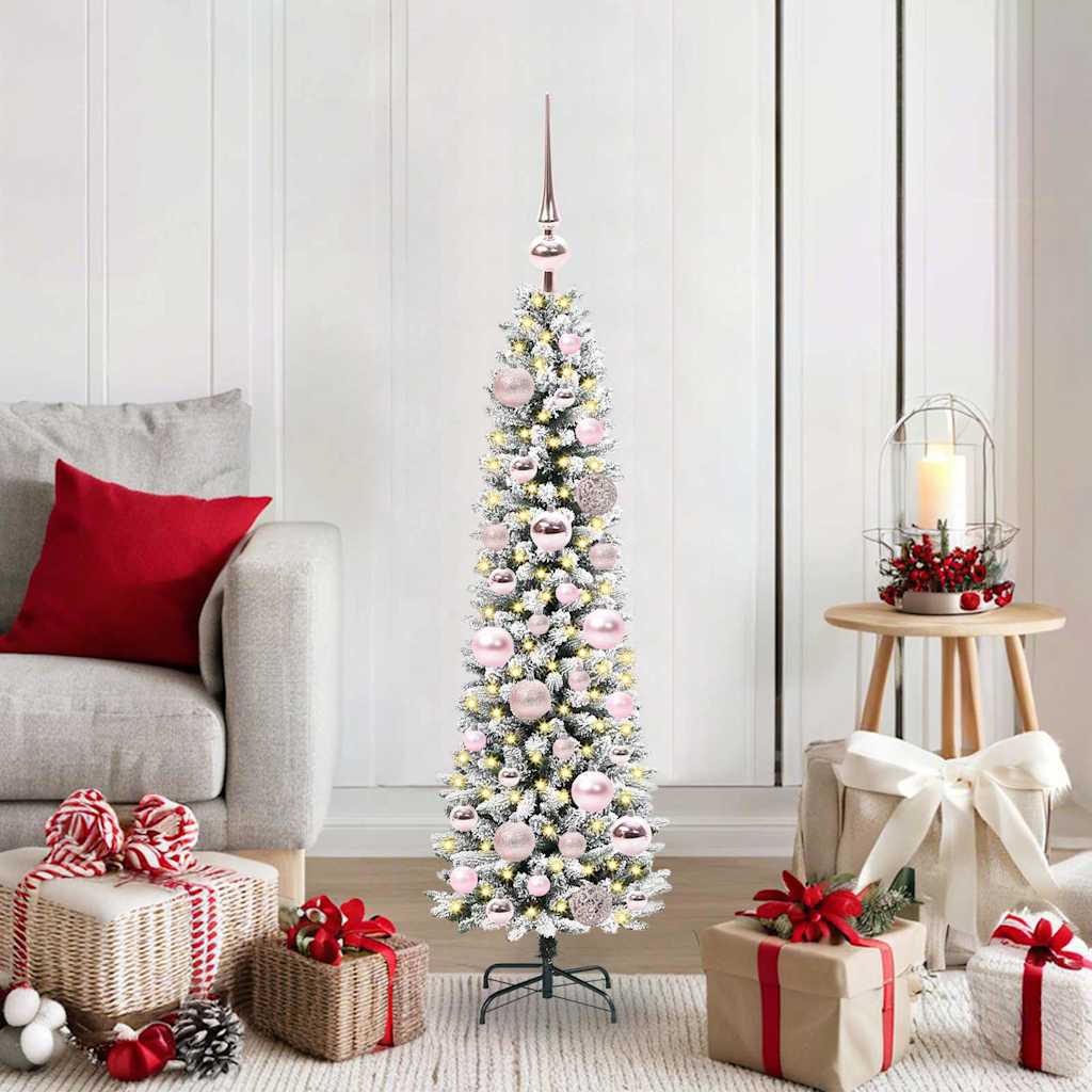 vidaXL Artificial Christmas Tree White 120 cm 1