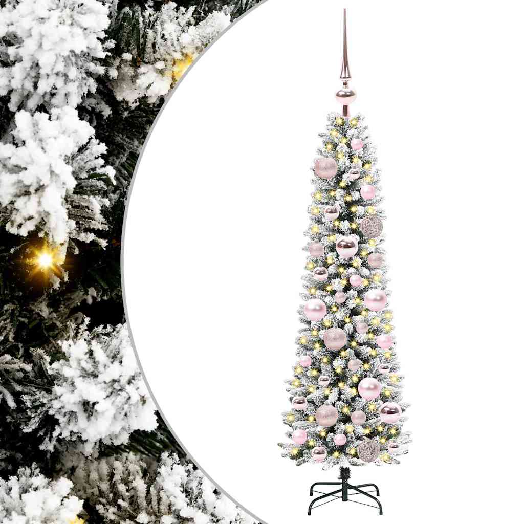 vidaXL Artificial Christmas Tree White 120 cm 2