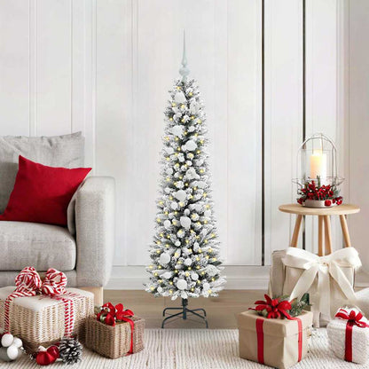 vidaXL Artificial Christmas Tree White 120 cm 1