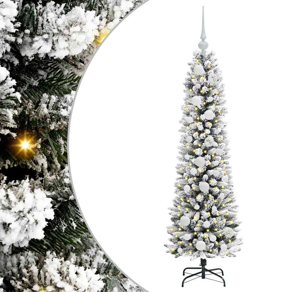 vidaXL Artificial Christmas Tree White 120 cm 2