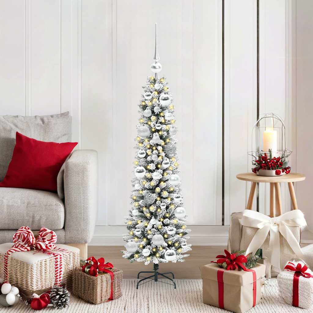 vidaXL Artificial Christmas Tree White 120 cm 1