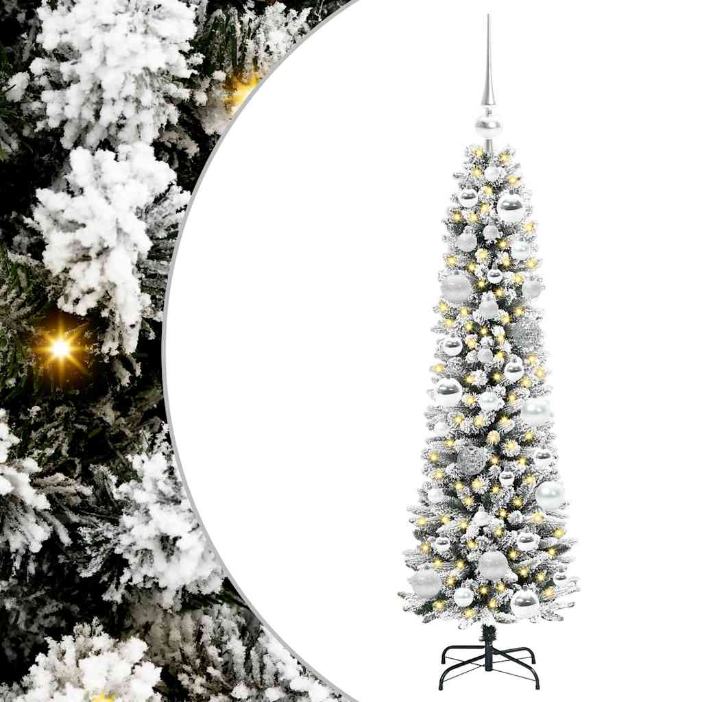 vidaXL Artificial Christmas Tree White 120 cm 2