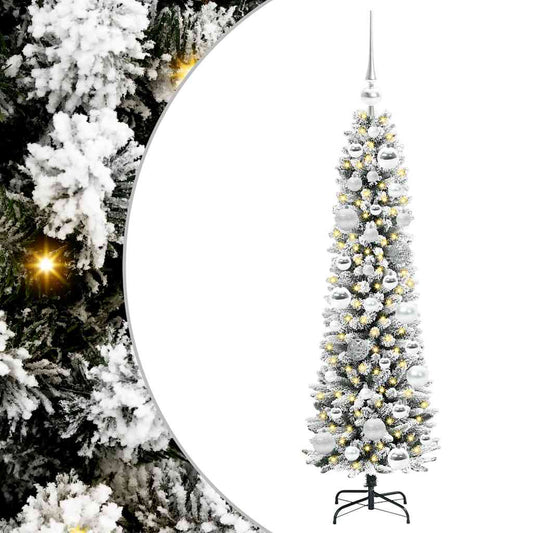 vidaXL Artificial Christmas Tree White 120 cm 2