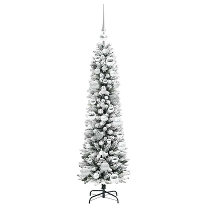 vidaXL Artificial Christmas Tree White 120 cm 4