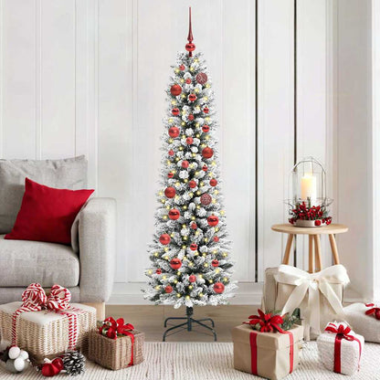 vidaXL Artificial Christmas Tree White 150 cm 1