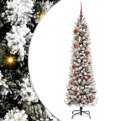 vidaXL Artificial Christmas Tree White 150 cm 2