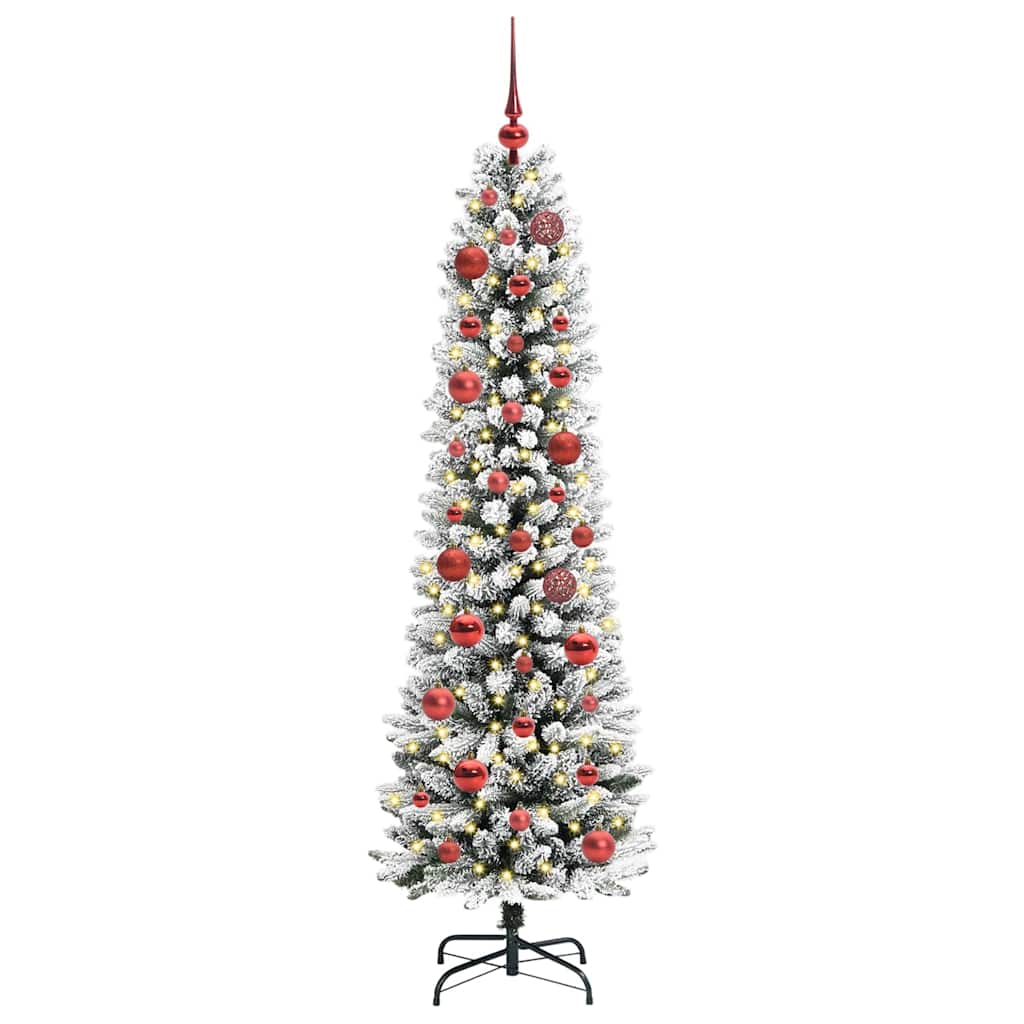 vidaXL Artificial Christmas Tree White 150 cm 3