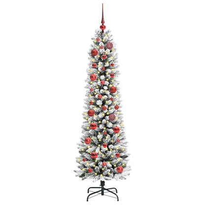vidaXL Artificial Christmas Tree White 150 cm 3
