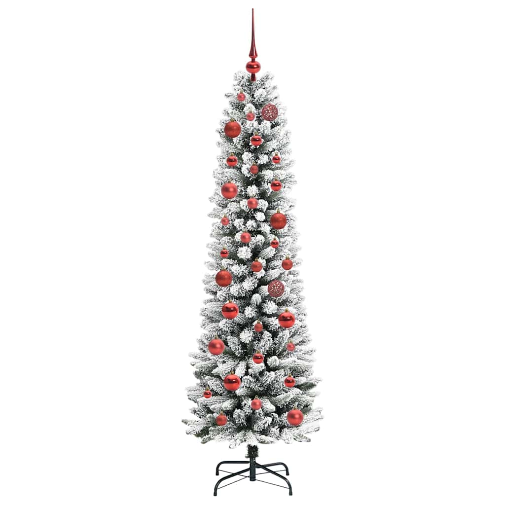 vidaXL Artificial Christmas Tree White 150 cm 4