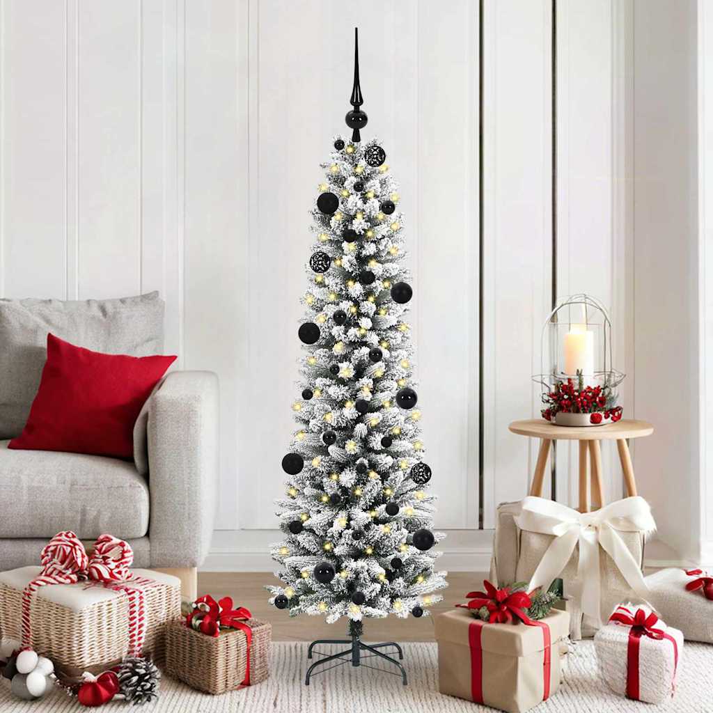 vidaXL Artificial Christmas Tree White 150 cm 1