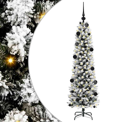 vidaXL Artificial Christmas Tree White 150 cm 2