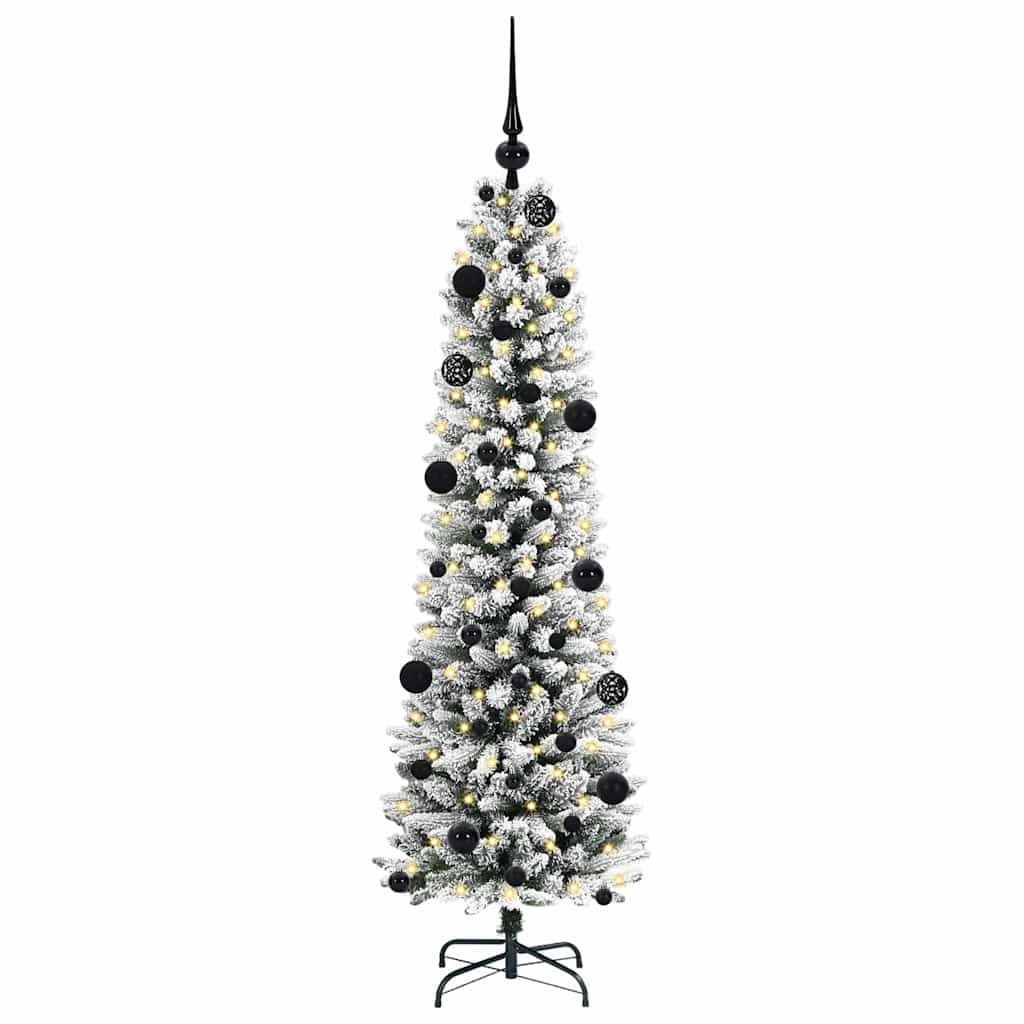vidaXL Artificial Christmas Tree White 150 cm 3