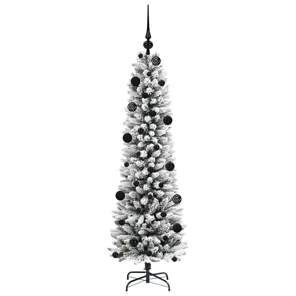 vidaXL Artificial Christmas Tree White 150 cm 4