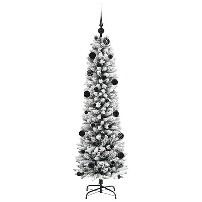 vidaXL Artificial Christmas Tree White 150 cm 4