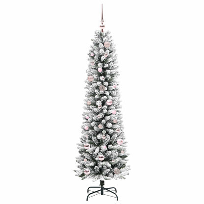vidaXL Artificial Christmas Tree White 150 cm 4