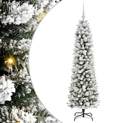 vidaXL Artificial Christmas Tree White 150 cm 2