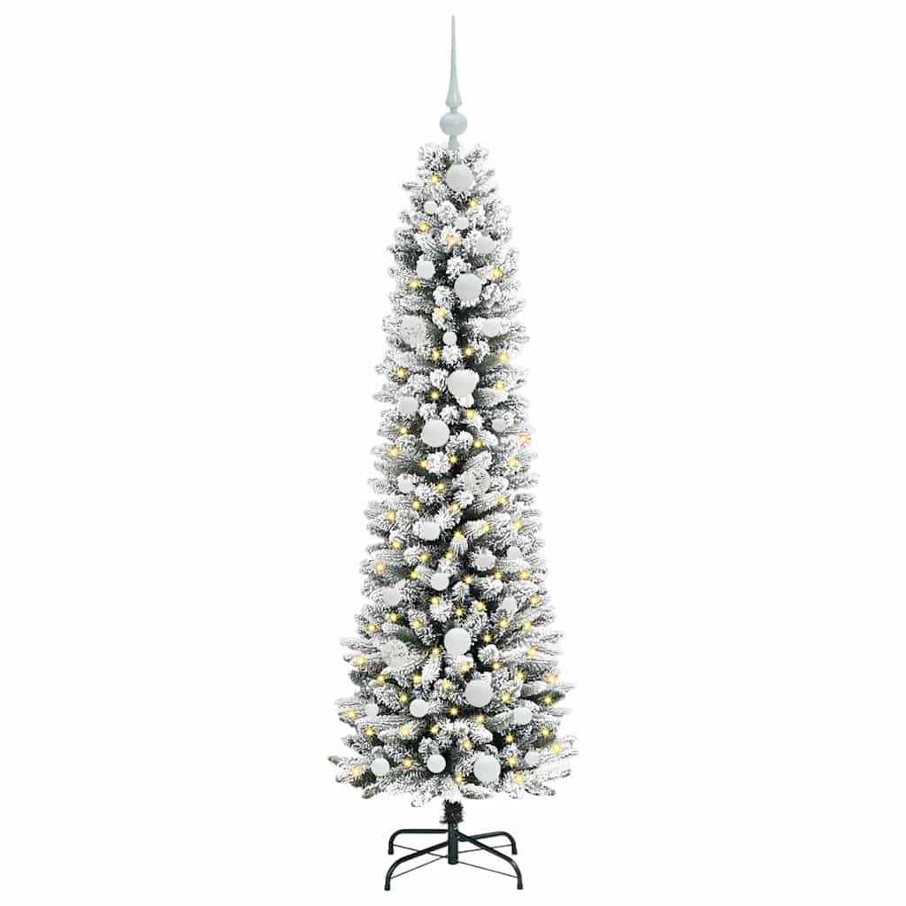 vidaXL Artificial Christmas Tree White 150 cm 3