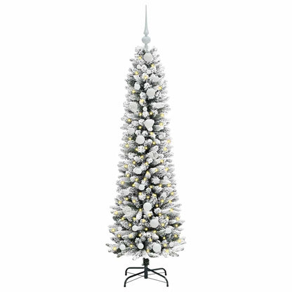 vidaXL Artificial Christmas Tree White 150 cm 3