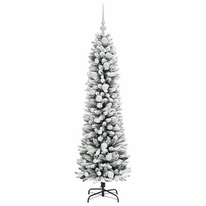 vidaXL Artificial Christmas Tree White 150 cm 4