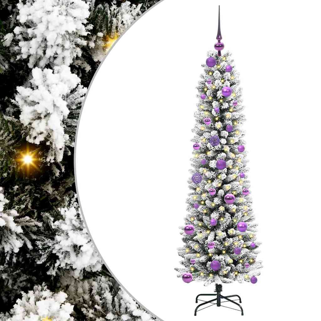 vidaXL Artificial Christmas Tree White 150 cm 2