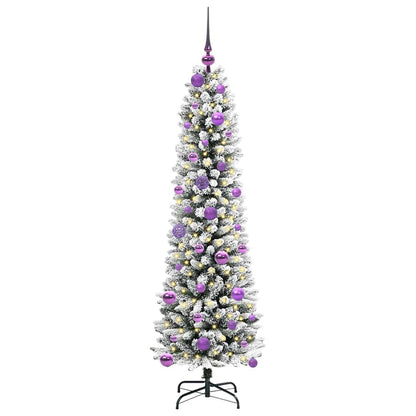 vidaXL Artificial Christmas Tree White 150 cm 3